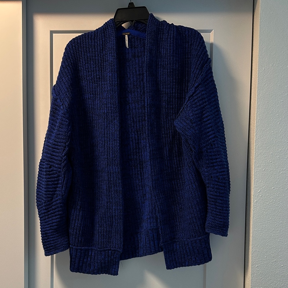 Free People Blue Sweater